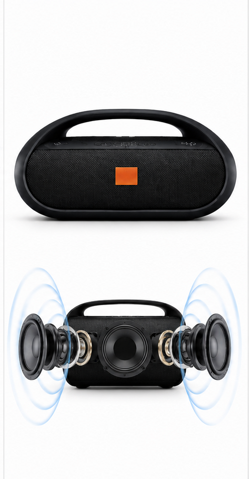 Boombox Bluetooth Portátil de Alta Potencia