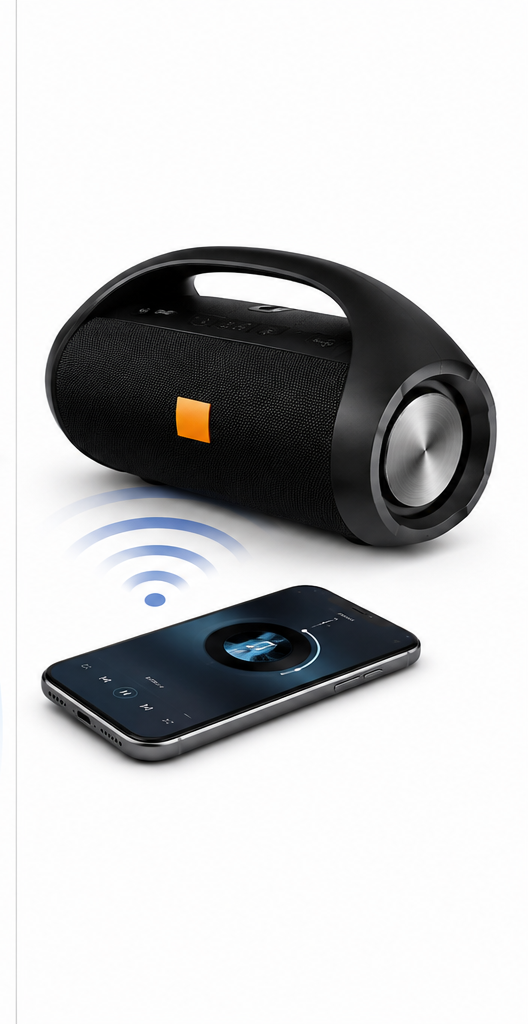 Boombox Bluetooth Portátil de Alta Potencia