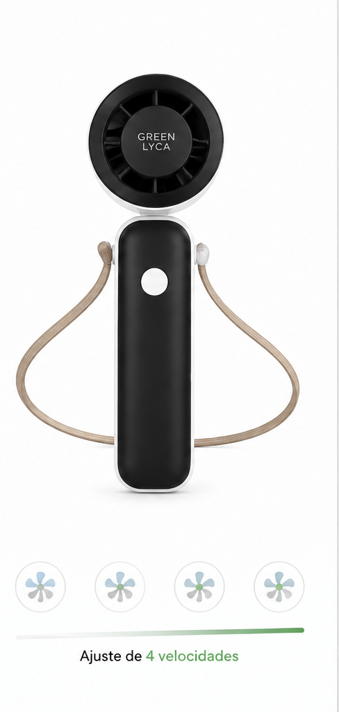 Ventilador de Mano Portátil de 500 mAh