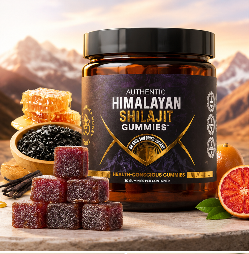 Himalayan Shilajit Gummies – Energía, Vitalidad y Rendimiento Natural
